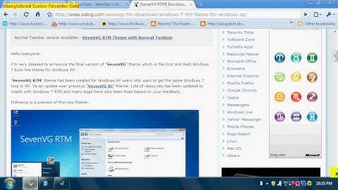 How to get a Windows 7 theme for XP