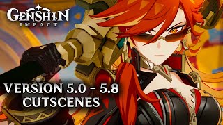 All Natlan Cutscenes Before 6.0 (Nod Krai) (Genshin Impact)