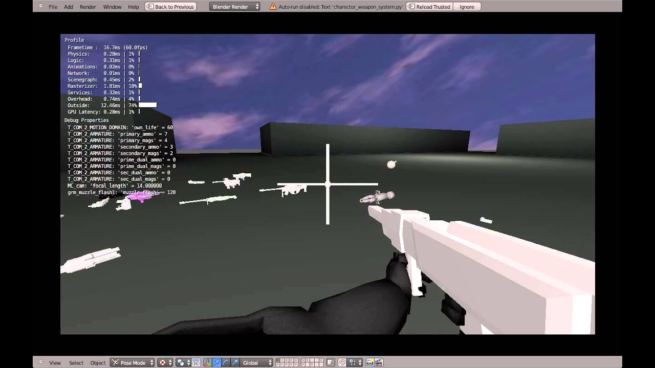 bge dynamic weapon script test for I,Predator - YouTube