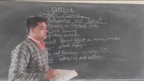 Std 4, Computer Science, CH 9- Multimedia & Internet (Part 1)