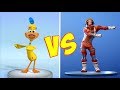 Fortnite dance challenge with paperotti  the funny duck