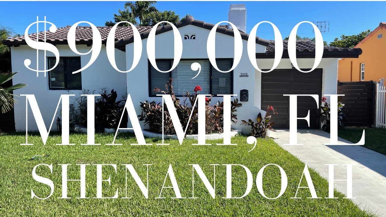 What 900,000 gets YOU in Miami Shenandoah Home Tour 4 bedroom