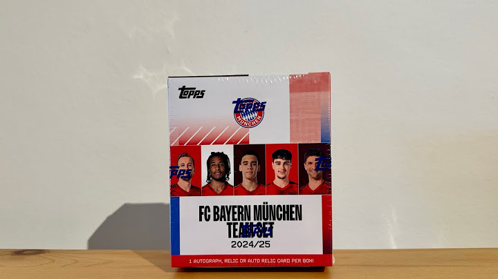 2024-25 Topps FC Bayern München Team Set Review #ungradedstuff
