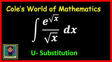 Integral of e^(sqrt x) / sqrt x ❖ Calculus 1 ❖ U-Substitution