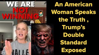 An American Woman Speaks the Truth Trump’s Double Standard Exposed 🤯🇺🇸 Iran War 