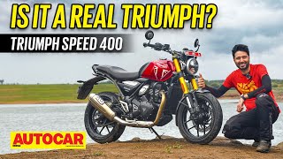 2023 Triumph Speed 400 review  Is it a real Triumph? | First Ride | Autocar India