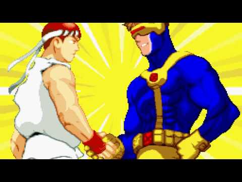 X-Men vs. Street Fighter (SNES) Playthrough - NintendoComplete