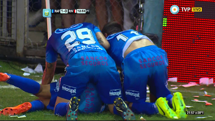 Gol de Montiel. Atlético Rafaela 1 - River 0 | TPD2014 - Fecha 13