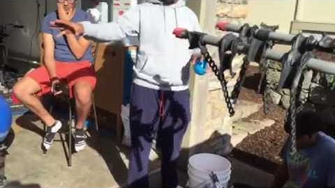 Robot in 30 Hours Particle Shooter