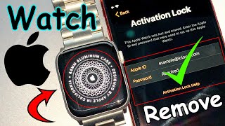 Remove!! activation lock🆗 apple watch all series without previous owner✅ any watchOS 2024