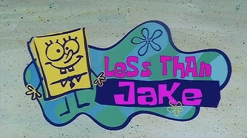Spongebob Squarepants Cover By Less Than Jake