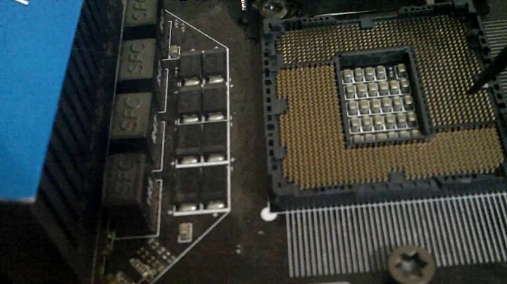 How to fix bent pins on an Intel Motherboard