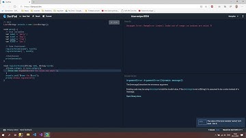 Dart Programming | Learn the Basics Step by Step | Exceptions Errors 2020