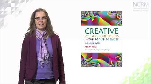 Creative Research Methods   Arts based methods part 1 of 3