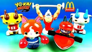 Mcdonalds Yo-Kai Watch Happy Meal Toys Rio Olympics Full Set 6 Kids Olympic Games Sports 2016