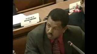Ethiopian Oposition Leader Lidetu Ayalew Grilling Pm Meles - Ethiopian Parliment Must Watch
