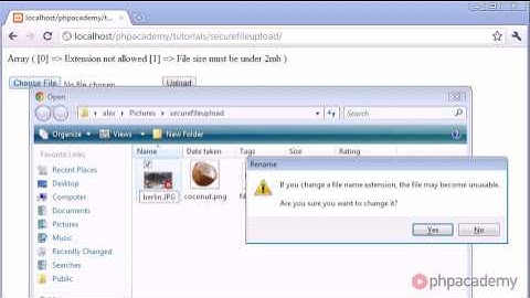PHP Tutorials  Secure File Upload Part 3 3