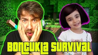 Boncuk'la Minecraft Survival Keyfi  Bölüm 3  SAVAŞ BAŞLASIN !!!