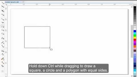 Tutorial CorelDRAW Basic Shapes in CorelDRAW® X7   Video Tip