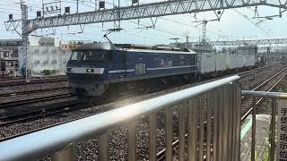 1094レ鹿島貨物EF210桃太郎新塗装112号機金町駅通過