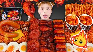 Mukbang 🔥Fire SPICY food 🔥COLLECTION by HIU 하이유