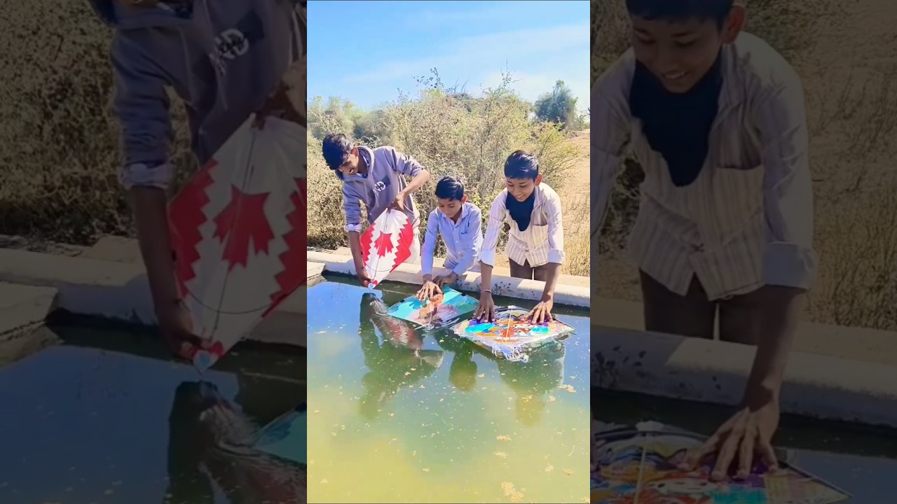 Water Test Patang Challenge | Teen Bhaiyon Ka Ultra Legendary Experiment 🪁💦