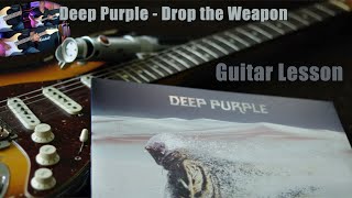 Drop the Weapon (Deep Purple / Steve Morse) - Guitar - Lesson / Tutorial (Whoosh!)