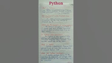 Python/ Python interview Questions & Answers/Software company Interview Q&A on Python