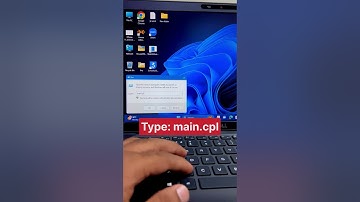 How to open PC mouse properties in CMD #PC 1
