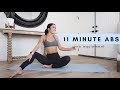 workout with me: 11 min ab work (no equipment)