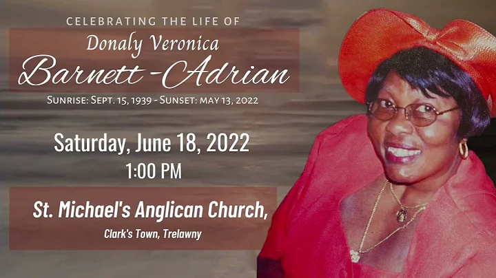 Celebration of Life Donaly Veronica Barnett-Adrian