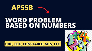 APSSB Elementary Maths Word based problems || UDC, LDC, Constable, MTS|| #apssb @SimpleWays31