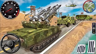 Game Mengemudi Truk Kargo Tentara - Simulasi Mengemudi Truk Tentara Offroad AS 3D 2025 - Gameplay... screenshot 4