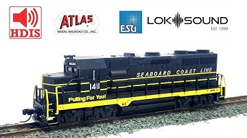 How Does It Sound? N Scale Atlas GP 35 ESU Loksound