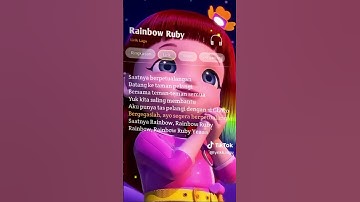 Thumbnail of Lirik lagu Rainbow Ruby #saat#nya#Rainbow#Rainbow#ruby