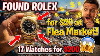 😱 Found Rolex for $20 at Odessa Market! Turned $200 into a Full Collection (Real Profit)