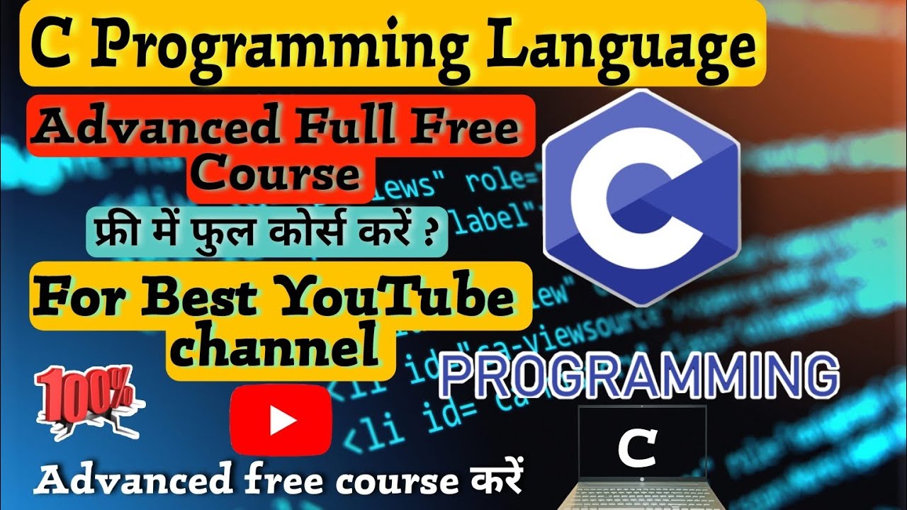 C programming for beginners | Learn C programming for Youtube channel ...