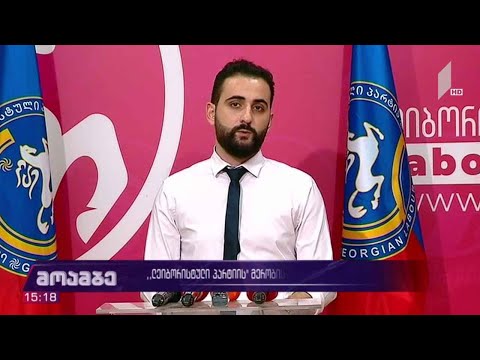 „ლეიბორისტული პარტიის“ მერობის კანდიდატის ბრიფინგი
