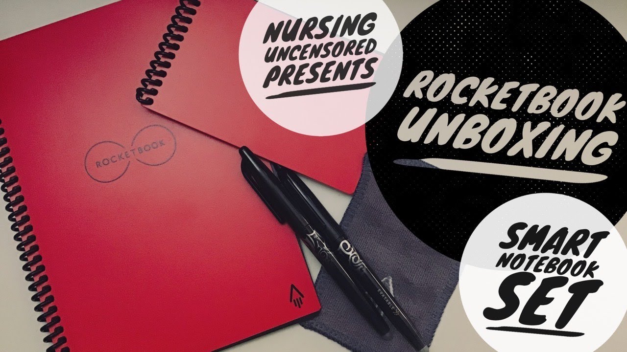 Rocketbook Smart Notebook Set Unboxing Nursing Uncensored presents