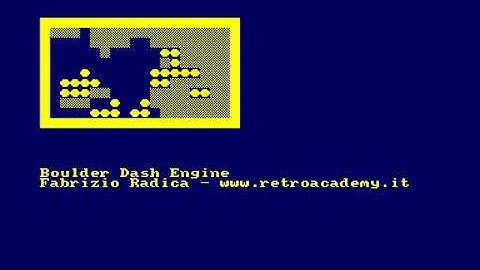 Boulder Dash Engine write in Locomotive Basic for Amstrad CPC #retrocoding