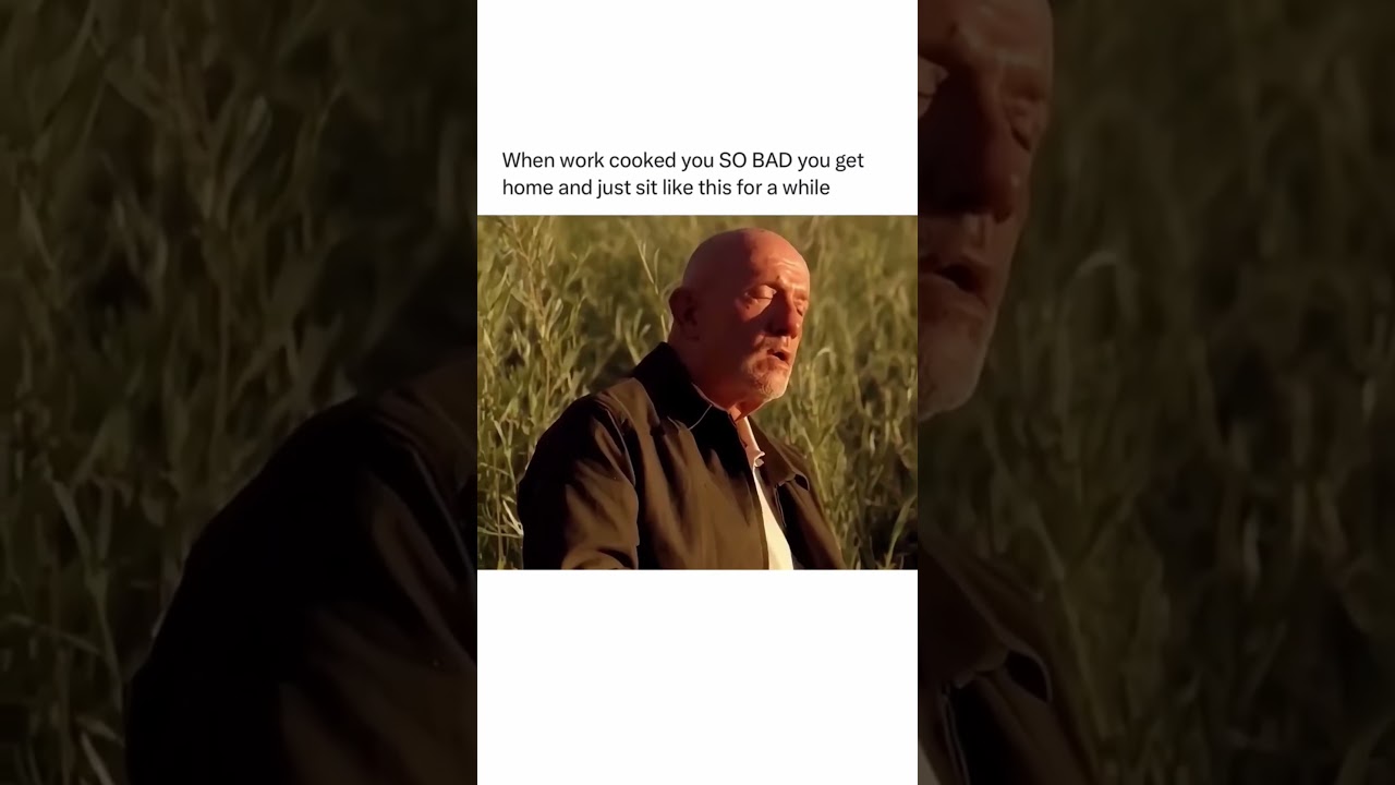 When work cooked you SO BAD you get home and just sit like this for a while