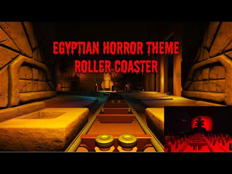 😨 Egyptian Horror Theme Rollercoaster - Onride POV 🎢