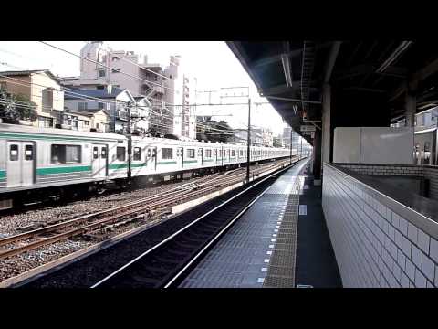 JR埼京線205系（6ドア車なし）　爆音通過　東武東上線北池袋駅にて