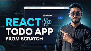 React Todo App Tutorial | useState, Events, Props, Array Methods & Tailwind CSS | React JS