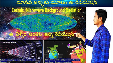 What is Cosmic Microwave Background Radiation explained in Telugu||The Universe||Baswoju Pramod