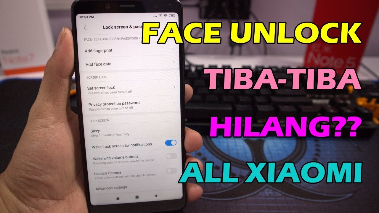 Mengatasi Face Unlock Hilang Di Rom Miui 10 Global All Smartphone Xiaomi Youtube