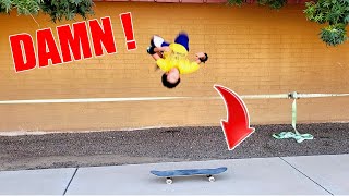 BACKFLIP OFF OF SLACKLINE ONTO SKATEBOARD