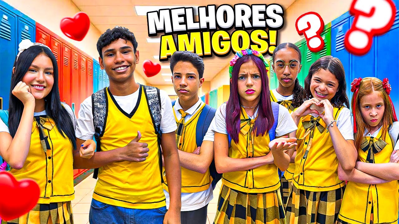 Ela virou a melhor amiga do menino mais tímido. (Versão Jéssica Sousa)