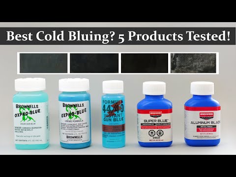 Cold Bluing Comparison: