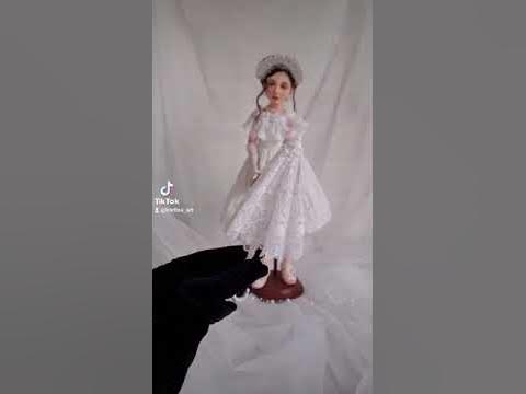 Кружевной складной зонт для куколки - YouTube